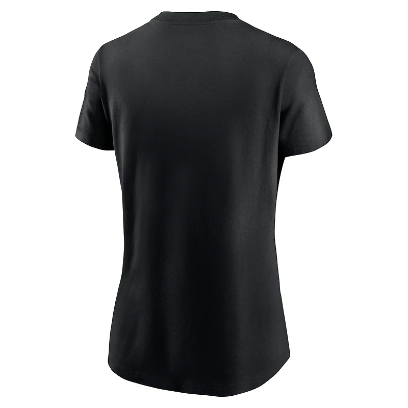 Women's Nike Black New Orleans Saints  Primary Logo T-Shirt
