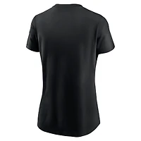 Women's Nike Black New Orleans Saints  Primary Logo T-Shirt