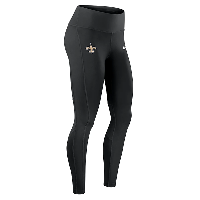 Women's Nike Black New Orleans Saints Primetime Epic Fast Dri-FIT Leggings