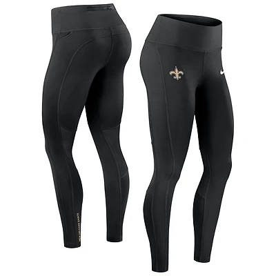 Women's Nike Black New Orleans Saints Primetime Epic Fast Dri-FIT Leggings