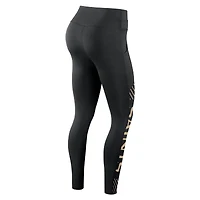 Women's Nike Black New Orleans Saints Primetime Yard Line Leggings