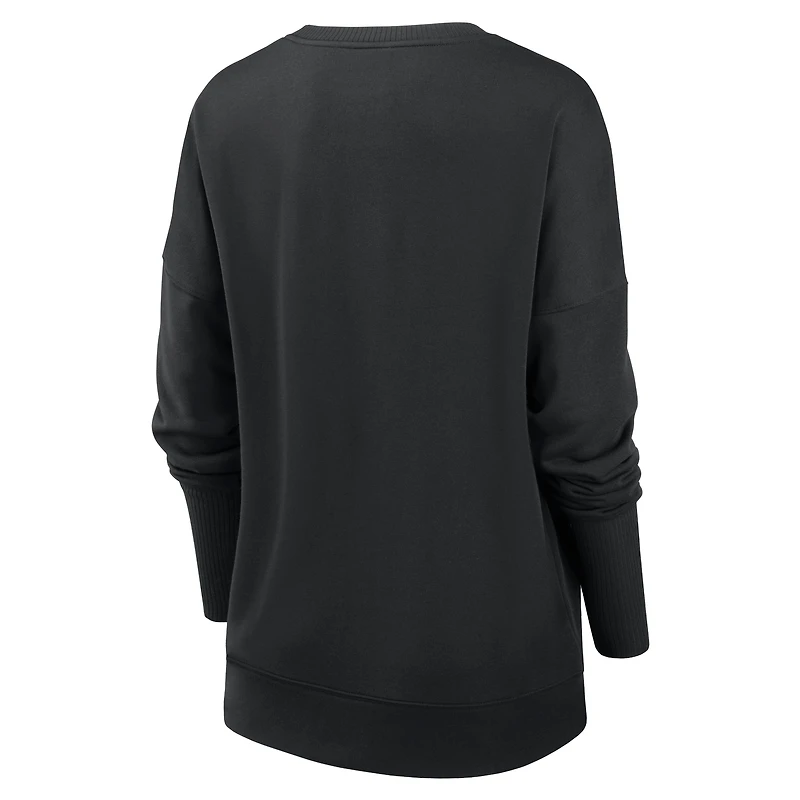 Sweat-shirt à enfiler Nike New Orleans Saints Rewind Playback Icon Performance noir pour femme