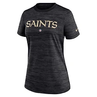 Women's Nike  Black New Orleans Saints Sideline Performance T-Shirt