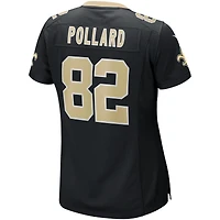Maillot de joueur retraité Nike Bob Pollard pour femme, noir, New Orleans Saints Game