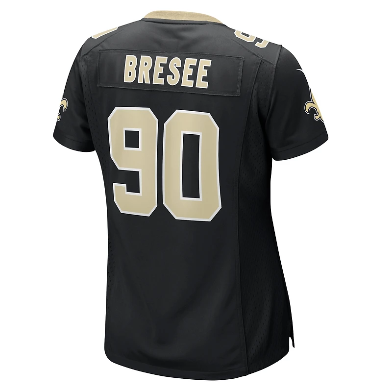 Women's Nike Bryan Bresee Black New Orleans Saints Game Jersey