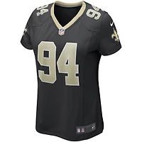 Maillot de match Nike Cameron Jordan pour femmes, noir, New Orleans Saints