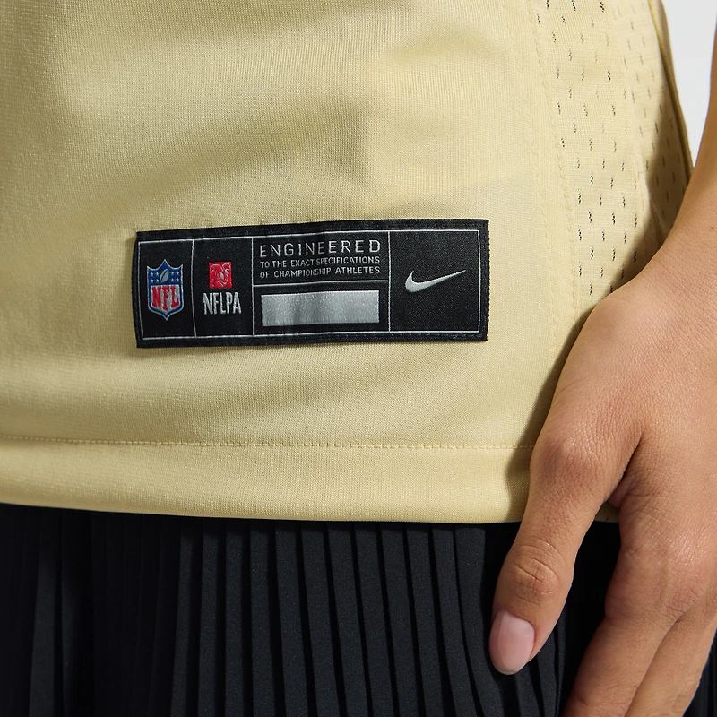 Maillot de joueur alternatif Nike Cameron Jordan Gold des New Orleans Saints Gameday Golds pour femme