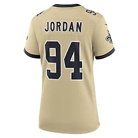 Maillot de joueur alternatif Nike Cameron Jordan Gold des New Orleans Saints Gameday Golds pour femme
