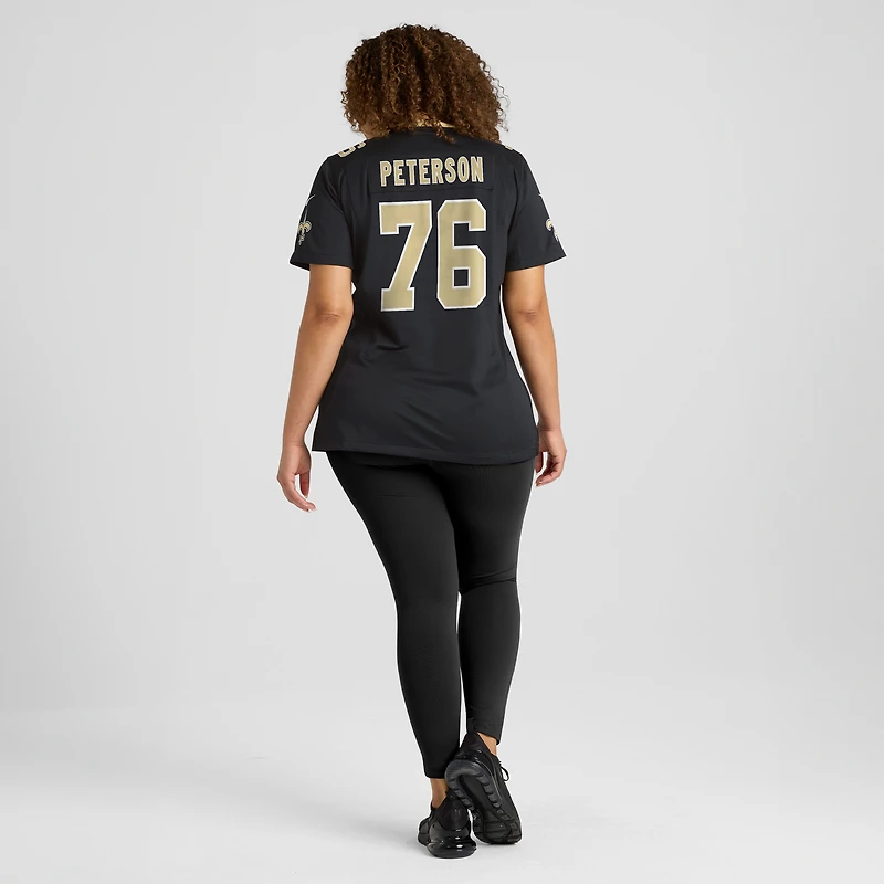 Women's Nike Camron Peterson  Black New Orleans Saints Game Jersey