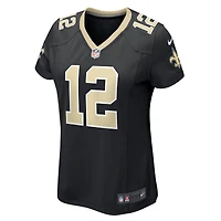 Maillot de joueur jeu Nike Chris Olave pour femmes, noir, New Orleans Saints