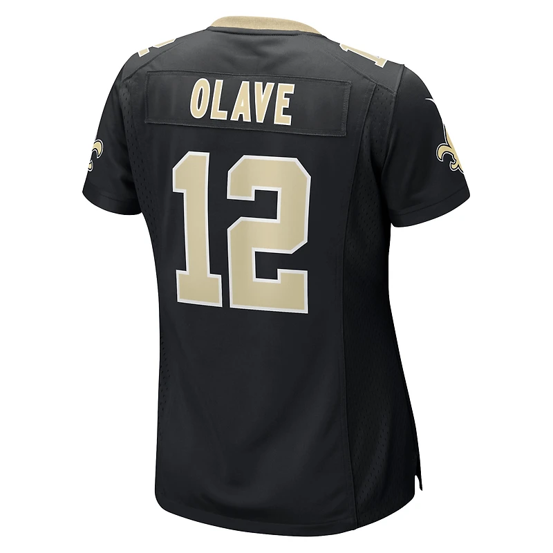 Women's Nike Chris Olave Black New Orleans Saints Game Player Jersey