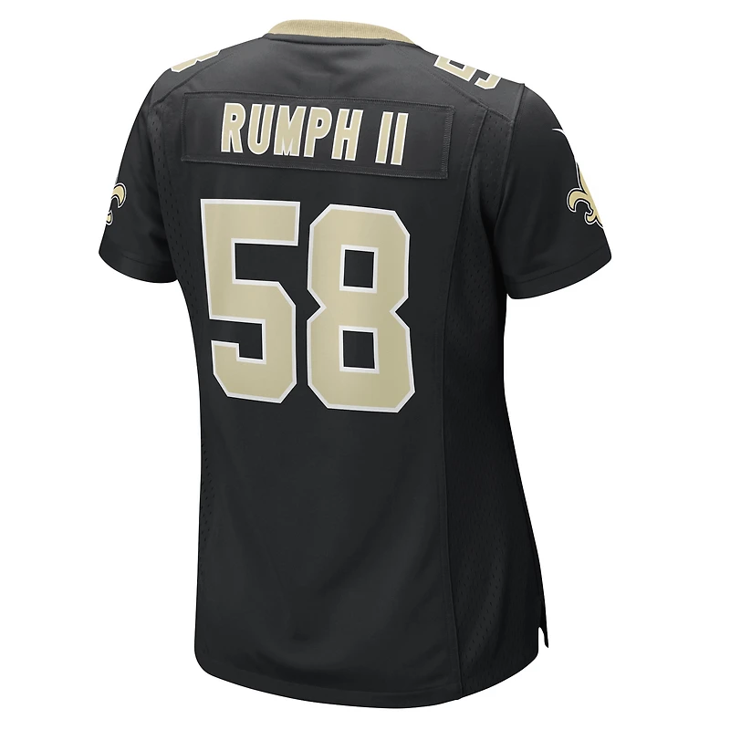 Women's Nike Chris Rumph II Black New Orleans Saints Team Game Jersey