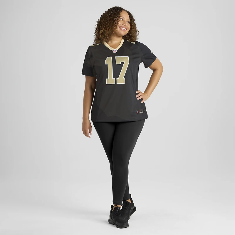 Women's Nike Dante Pettis  Black New Orleans Saints Game Jersey