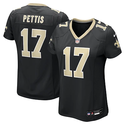 Maillot de match Nike Dante Pettis pour femme, noir, New Orleans Saints