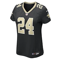 Maillot Nike Devin Neal noir pour femme des Saints de la Nouvelle-Orléans