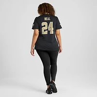 Maillot Nike Devin Neal noir pour femme des Saints de la Nouvelle-Orléans