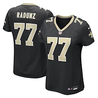 Women's Nike Dillon Radunz  Black New Orleans Saints Team Game Jersey