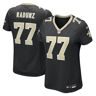 Maillot Nike Dillon Radunz noir pour femme des Saints de la Nouvelle-Orléans