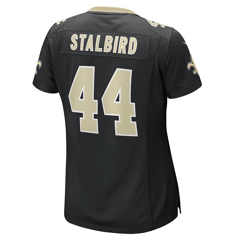 Women's Nike Isaiah Stalbird  Black New Orleans Saints Team Game Jersey