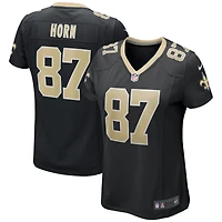 Maillot de joueur retraité Nike Joe Horn pour femme, noir, New Orleans Saints Game