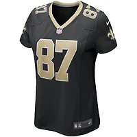 Women's Nike Joe Horn Black New Orleans Saints Game Retired Player Jersey