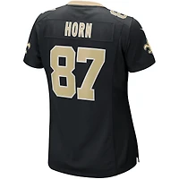 Women's Nike Joe Horn Black New Orleans Saints Game Retired Player Jersey