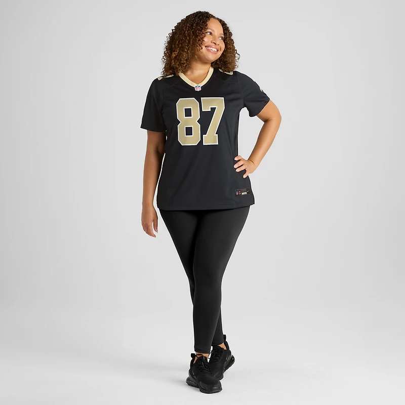 Women's Nike Joe Horn Black New Orleans Saints Game Retired Player Jersey
