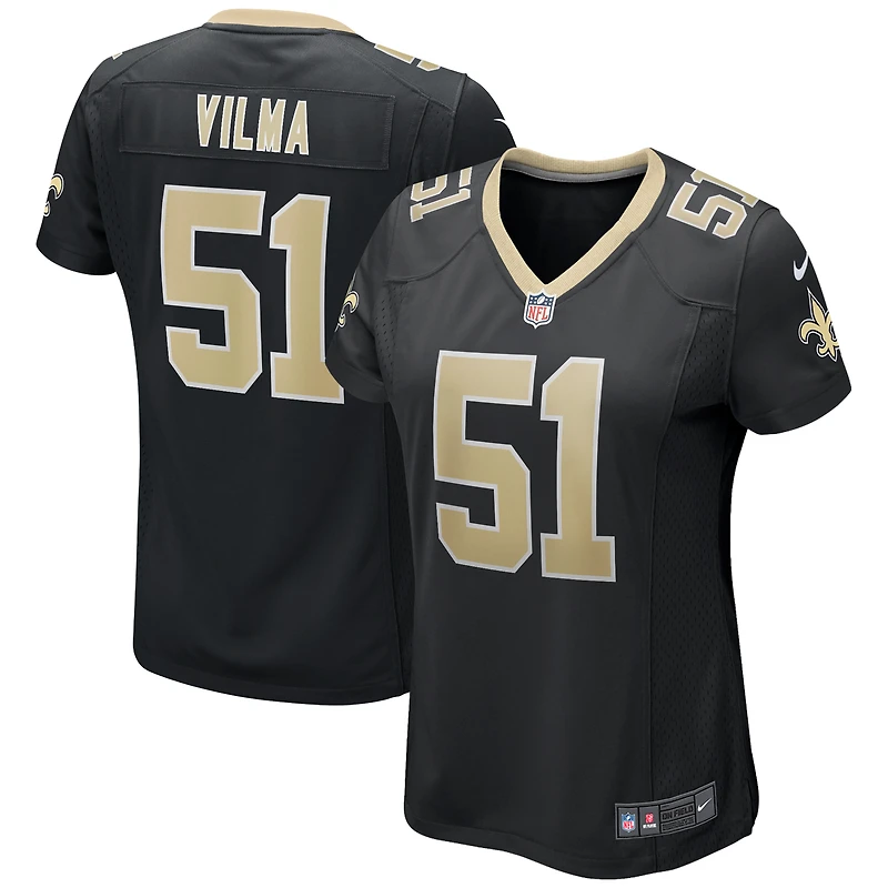 Women's Nike Jonathan Vilma Black New Orleans Saints Game Retired Player Jersey