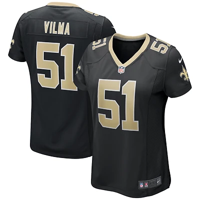 Women's Nike Jonathan Vilma Black New Orleans Saints Game Retired Player Jersey