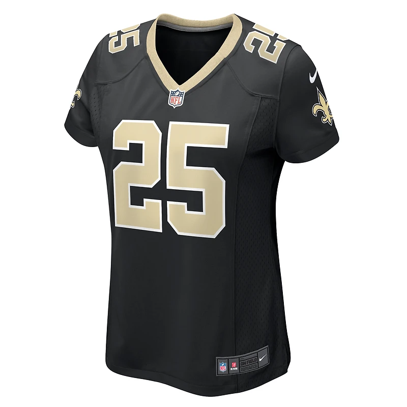 Maillot Nike Kendre Miller noir pour femme des New Orleans Saints Team Game