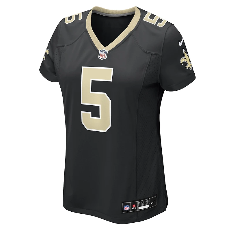 Maillot Nike Kendre Miller noir pour femme des Saints de la Nouvelle-Orléans