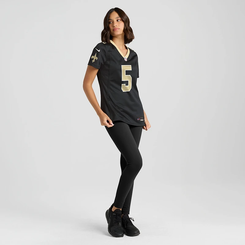 Maillot Nike Kendre Miller noir pour femme des Saints de la Nouvelle-Orléans