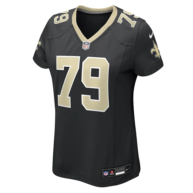 Women's Nike Luke Fortner  Black New Orleans Saints Team Game Jersey