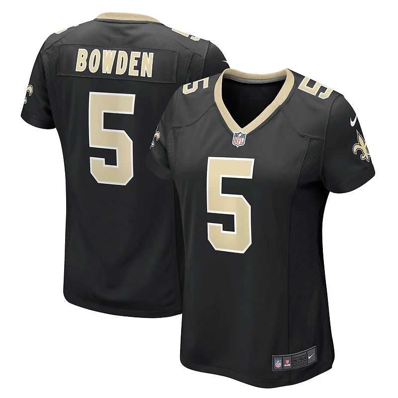 Women's Nike Lynn Bowden Jr.  Black New Orleans Saints Team Game Jersey