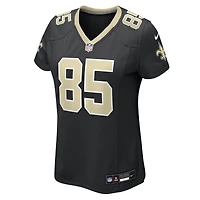 Maillot Nike Mason Pline noir pour femme des Saints de la Nouvelle-Orléans