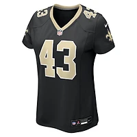 Women's Nike Michael Davis  Black New Orleans Saints Team Game Jersey