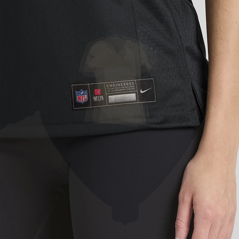 Women's Nike Michael Davis  Black New Orleans Saints Team Game Jersey