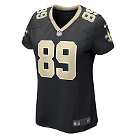 Maillot de joueur jeu Nike Rashid Shaheed pour femmes, noir, New Orleans Saints