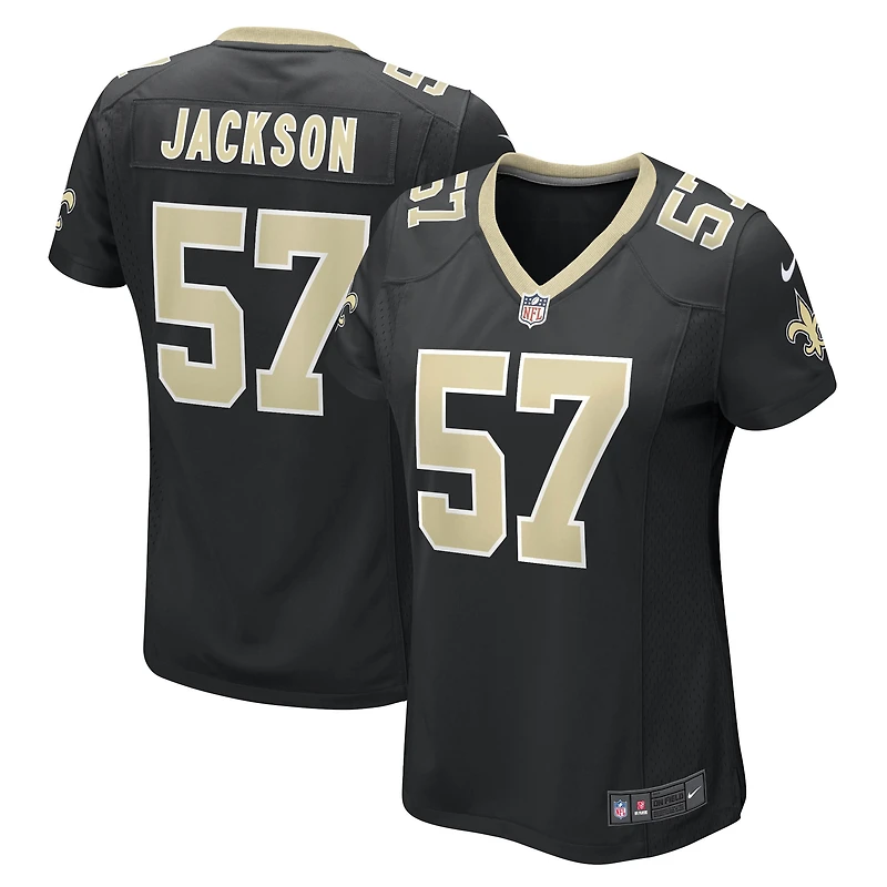 Women's Nike Rickey Jackson Black New Orleans Saints Retired Player Jersey