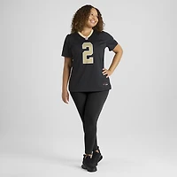Women's Nike Spencer Rattler  Black New Orleans Saints Team Game Jersey