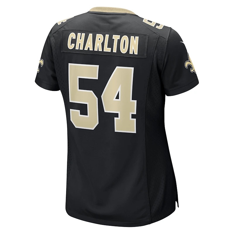 Women's Nike Taco Charlton Black New Orleans Saints Game Player Jersey