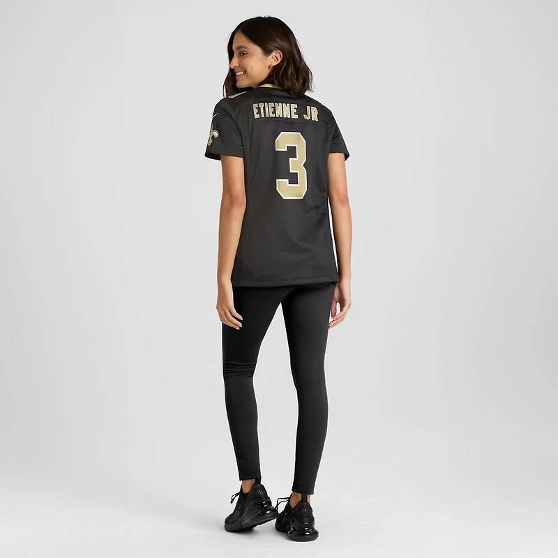 Women's Nike Travis Etienne Jr Black New Orleans Saints Team Game Jersey