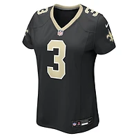 Women's Nike Travis Etienne Jr Black New Orleans Saints Team Game Jersey