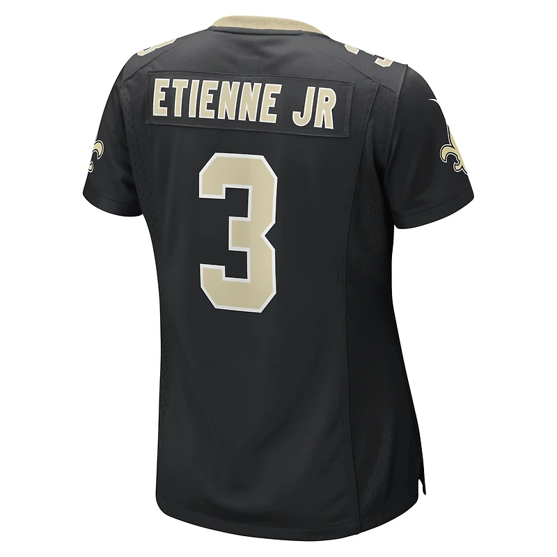 Women's Nike Travis Etienne Jr Black New Orleans Saints Team Game Jersey