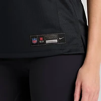 Maillot Nike Tyler Shough noir pour femme des Saints de la Nouvelle-Orléans