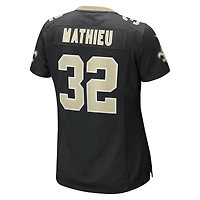 Maillot de joueur Nike Tyrann Mathieu noir des Saints la Nouvelle-Orléans pour femme