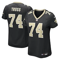 Women's Nike Xavier Truss  Black New Orleans Saints Team Game Jersey