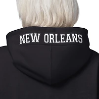Women's Starter  Black New Orleans Saints 4th Down Full-Zip Hoodie