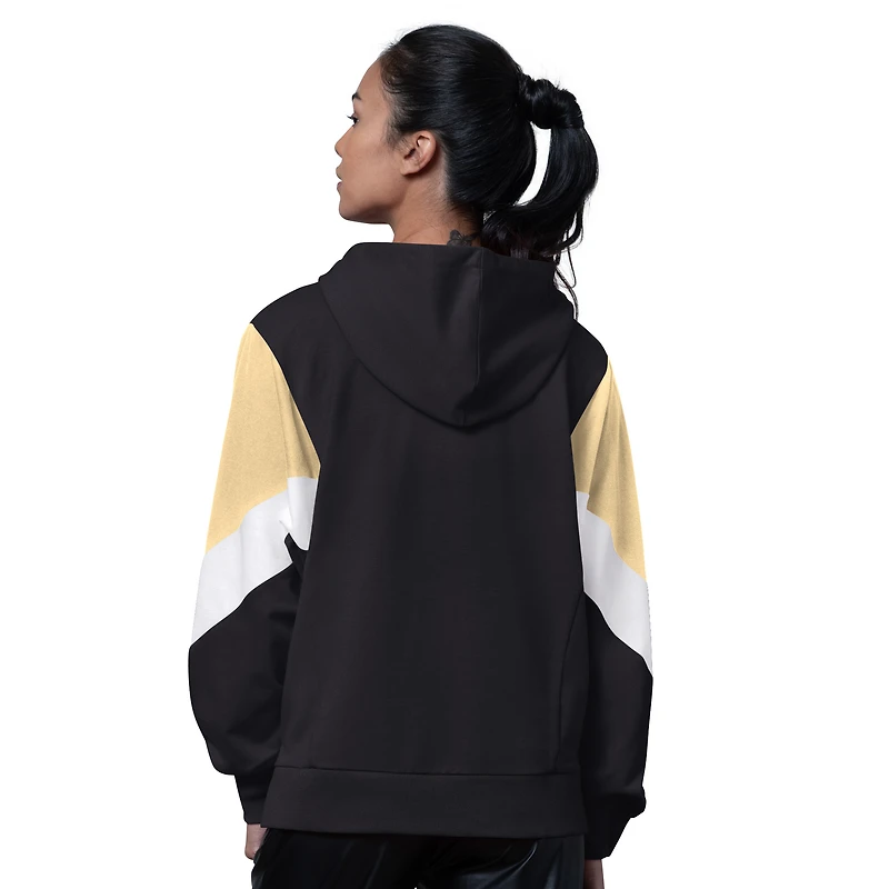 Sweat à capuche noir Starter Scrimmage pour femme des Saints de la Nouvelle-Orléans
