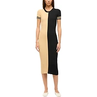 Robe Colleen dorée/noire pour femme STAUD New Orleans Saints